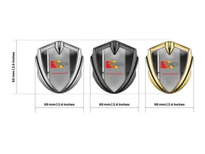 Toyota Auto Car Badge Pro Style Stainless Steel Edge